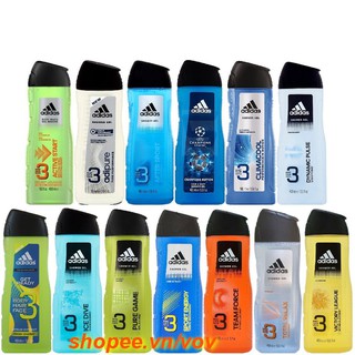 Sữa Tắm, Dầu Gội, Sữa Rửa Mặt 400ml Adidas Chính Hãng vov Cung Cấp & Bảo Trợ.
