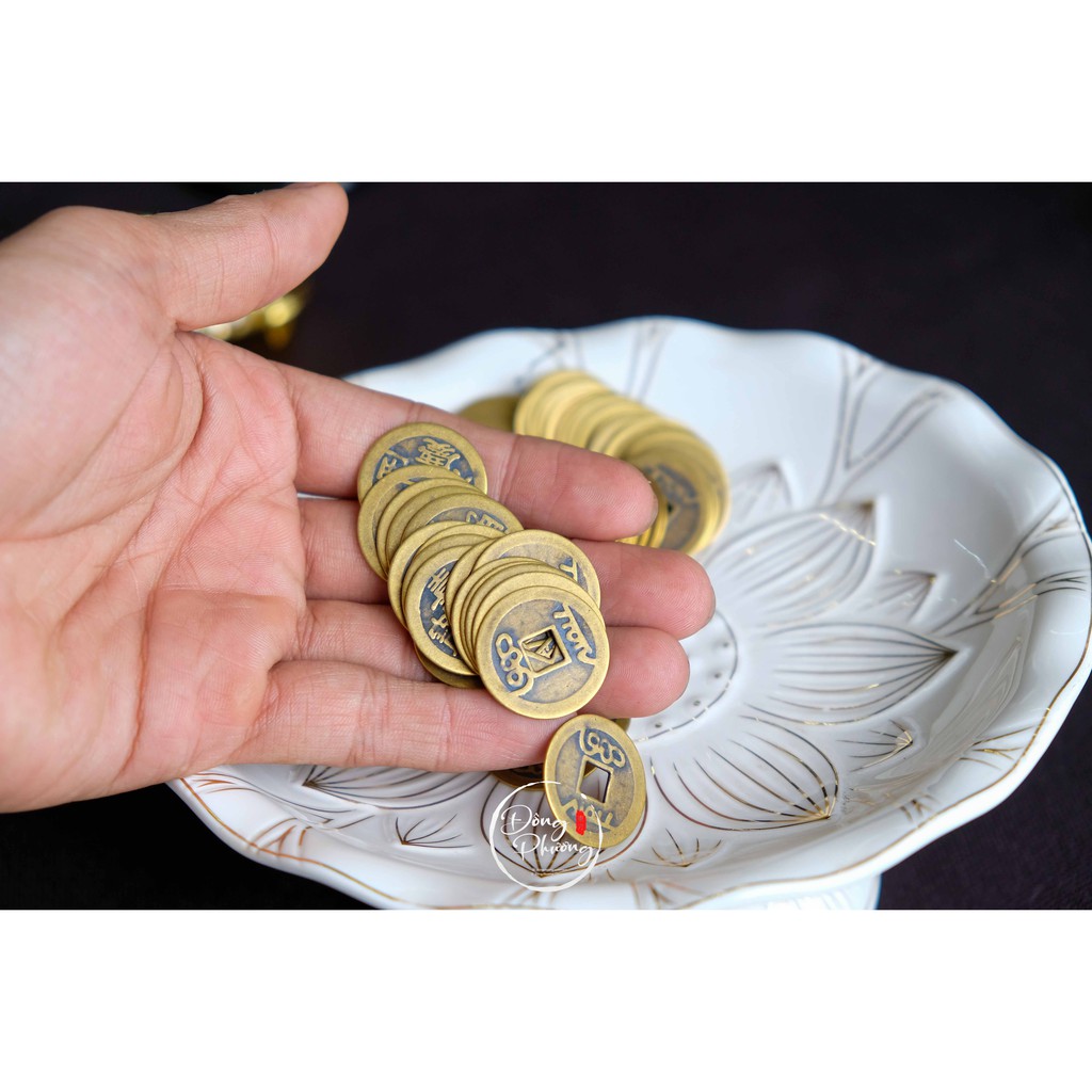 ĐỒNG XU NGŨ ĐẾ PHONG THUỶ CHIÊU TÀI LỘC - CẦU MAY MẮN