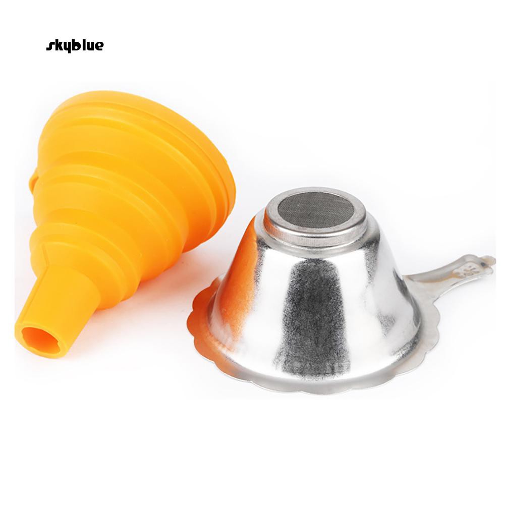 Set 2 món cốc lọc kim loại + phễu silicon cho máy in 3D ANYCUBIC Photon SLA | BigBuy360 - bigbuy360.vn