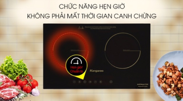 Bêp đôi từ hồng ngoại kangaroo KG499N NEW 💯 chính hãng-bh 12thang