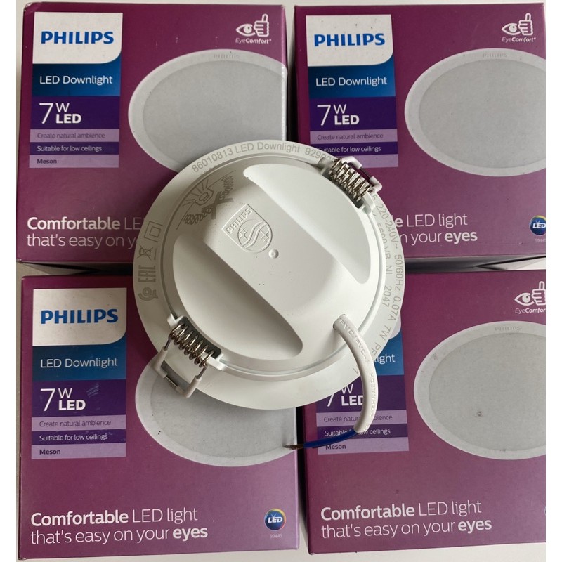 Đèn led âm trần philips .Hàng chính hãng -bảo hành 24 tháng. Meson : 6w-7w-9w-13w....