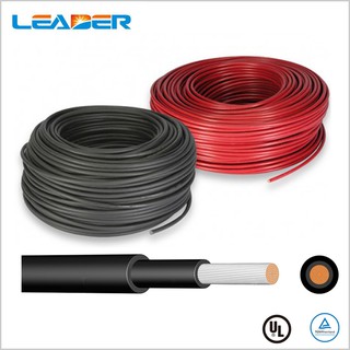 Dây cáp solar Leader 4mm và 6mm chuyên dụng cho điện năng lượng mặt trời cắt lẻ từ 1m