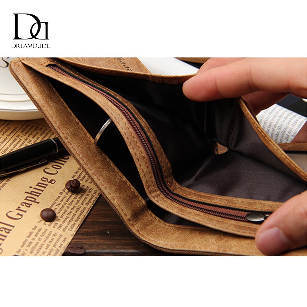 Ví vải canvas BAELLRY Hàn Quốc phong cách tối giản,Bóp nam Qùa tặng cá nhân