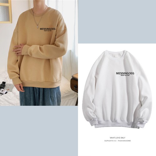 Áo Sweater nam, nữ form rộng vải nỉ bông dày dặn, unisex phong cách hàn quốc