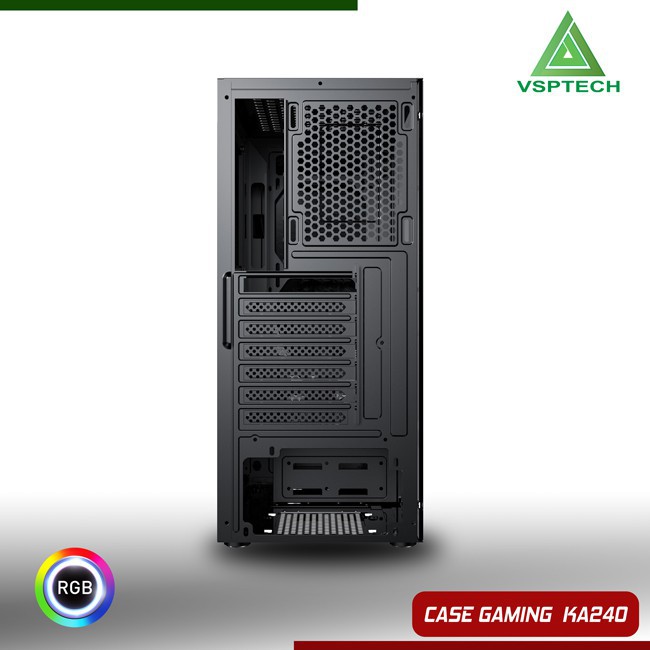 Vỏ Case gaming VSP dòng Series KA-240 - Full ATX (No Fan) - Hàng Chính Hãng - 2T_PC