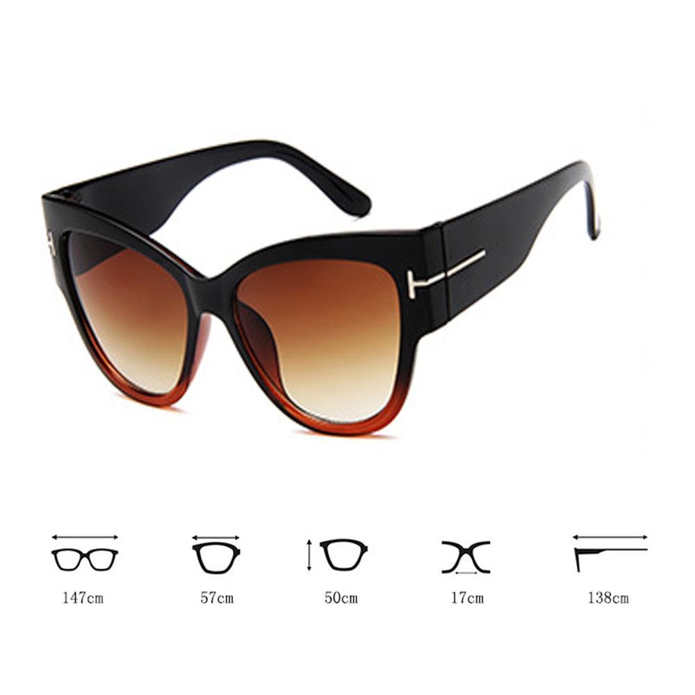 Kính Mát Mắt Mèo Oversize Phong Cách Retro
