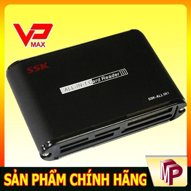 Đầu đọc thẻ nhớ đa năng SSK All In 1 Card Reader III