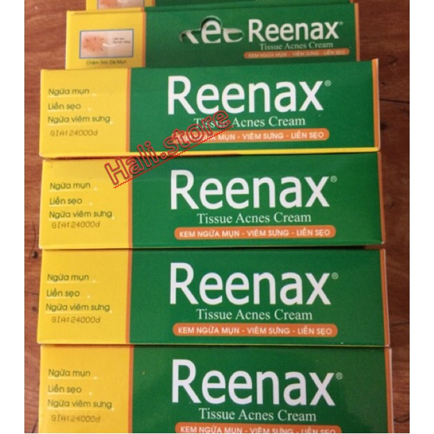 Reenax kem ngừa mụn , viêm sưng, liền sẹo tube 5gr