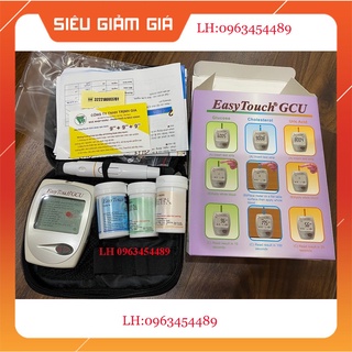 Máy đo 3 in 1 đường huyết,mỡ máu,gout easy touch gcu et322