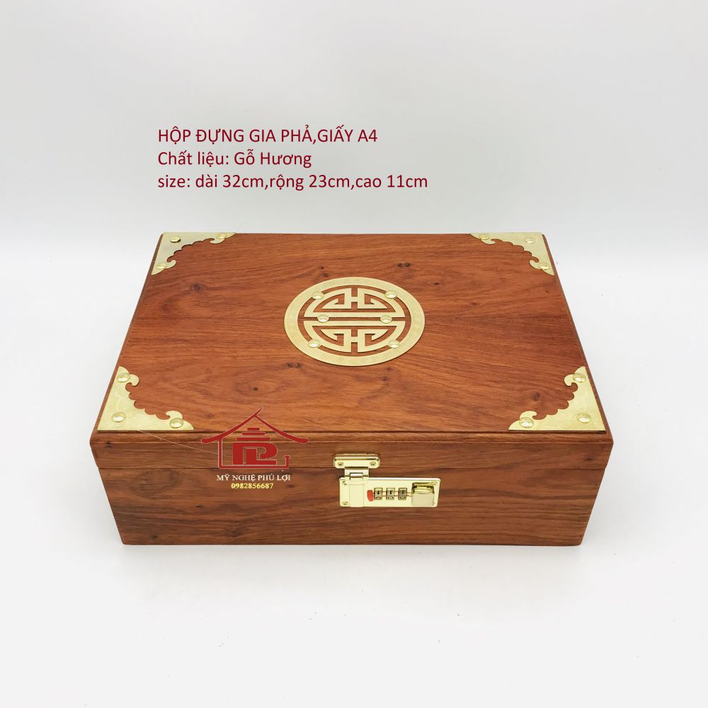 Hộp đựng gia phả,giấy A4