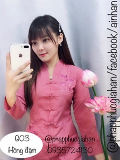 🌸Bà lai tim thêu sen(KÈM HÌNH THẬT)🌿