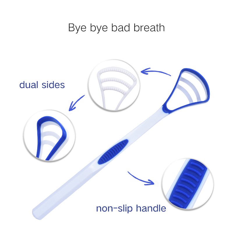 Bàn Chải Đánh Răng Làm Sạch Lưỡi Y-Kelin 1 / 3 Màu (Đỏ / Xanh Lá / Xanh Lá)