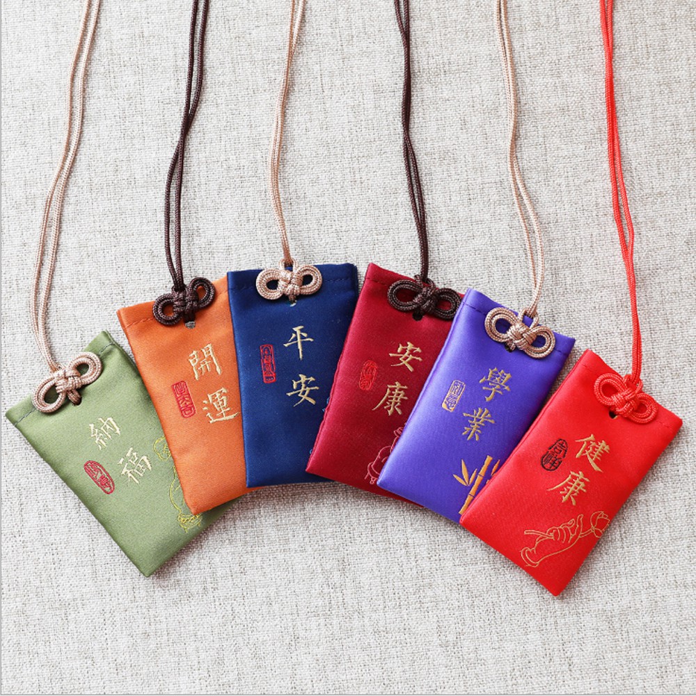 Túi Phước May Mắn Omamori Kiểu Dáng Cổ Điển, Kèm Quà Tặng Nemo Handmade - OM8M