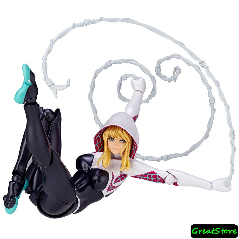 MÔ HÌNH NHÂN VẬT SPIDER GWEN FIGMA PHONG CÁCH YAMAGUCHI CỬ ĐỘNG ĐƯỢC 15cm