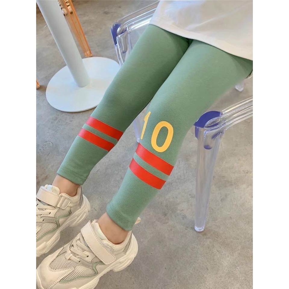 Lyvyshop - Quần legging dài cotton 4 chiều cho bé gái từ 08kg-24kg
