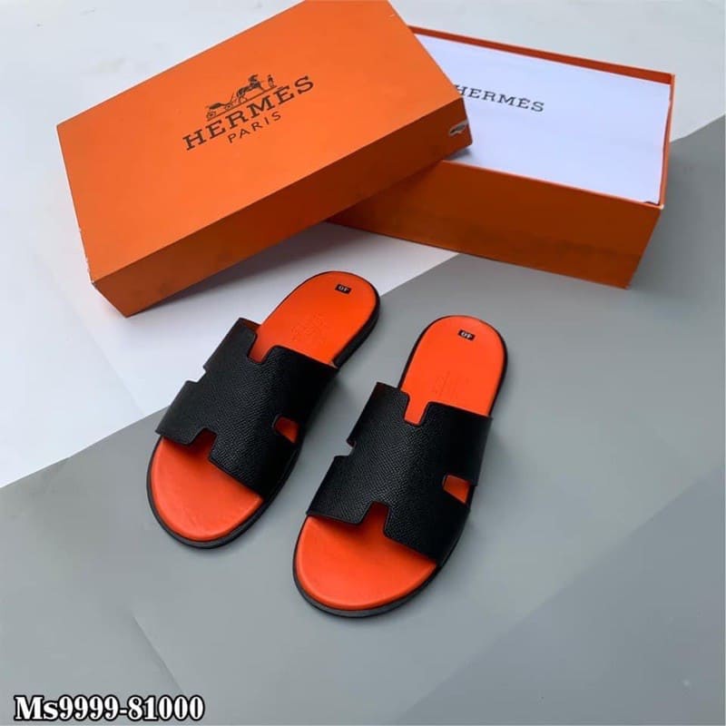 🔥HÀNG SIÊU CẤP🔥 Dép HM nam quai ngang chữ H đế gỗ quai da nhẵn siêu bền full size 38-43