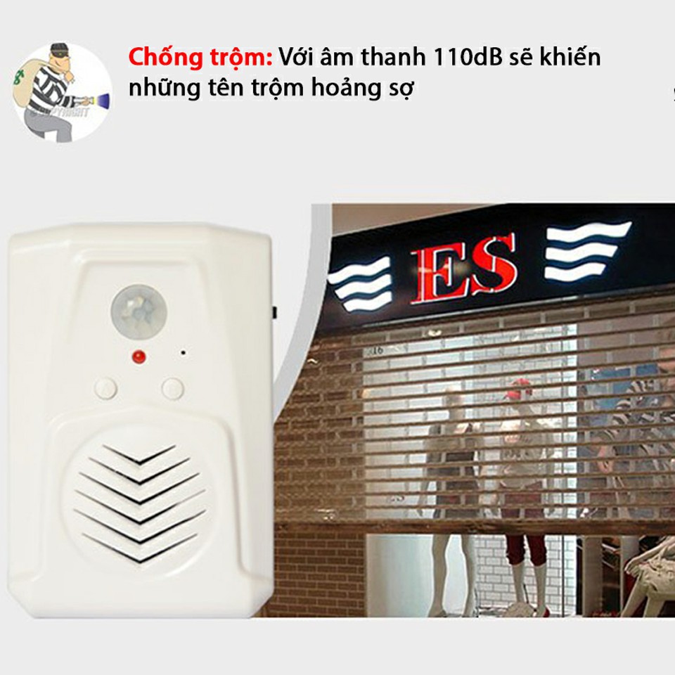 Chuông báo khách phát nhạc hỗ trợ tiếng Việt MSPIR01