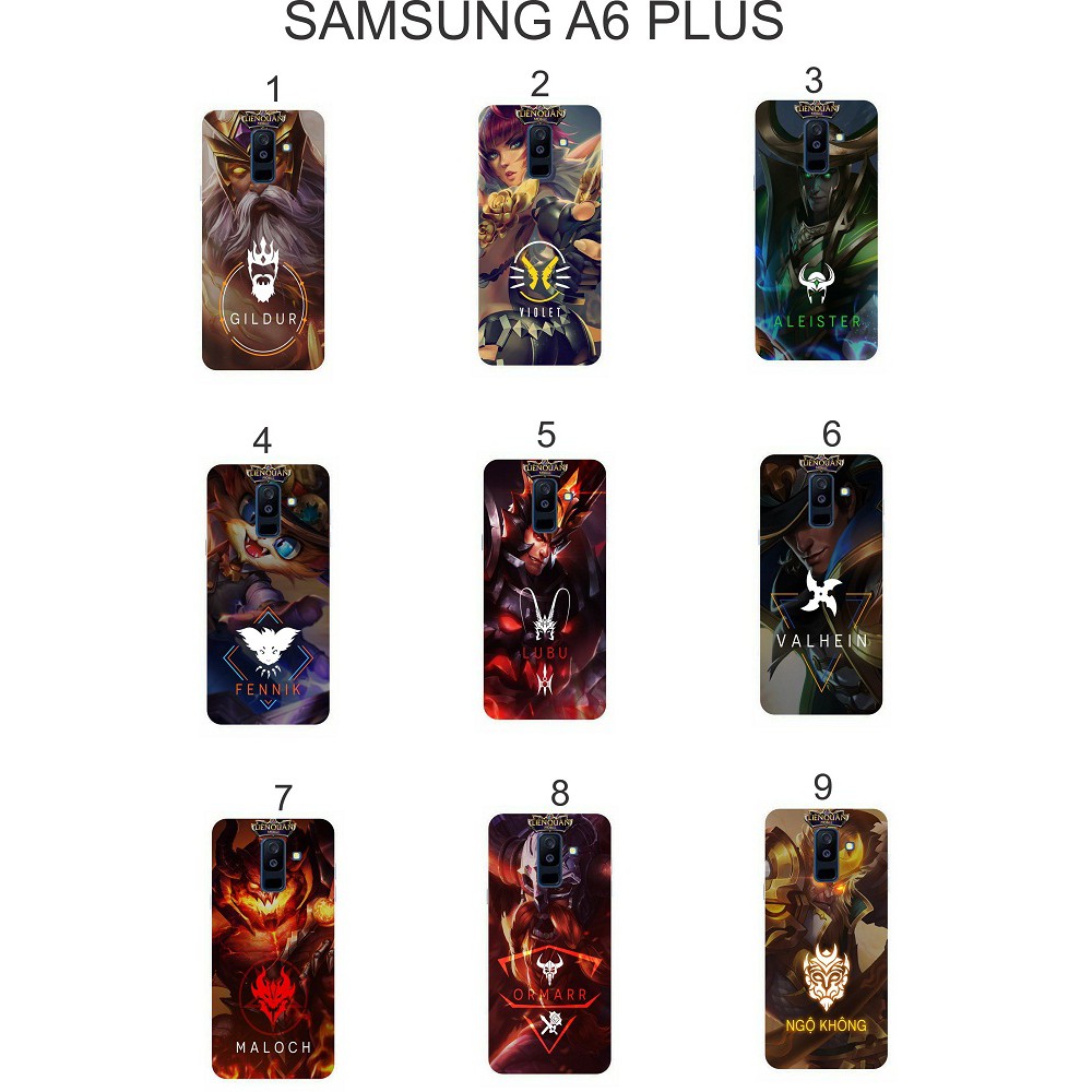 Ốp lưng Samsung A6 Plus dẻo in hình Liên Quân