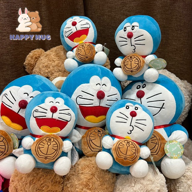 Gấu bông Doraemon size mini đến size đại cho bé, thú nhồi bông Doremon  20/30/40cm - Happy Hug