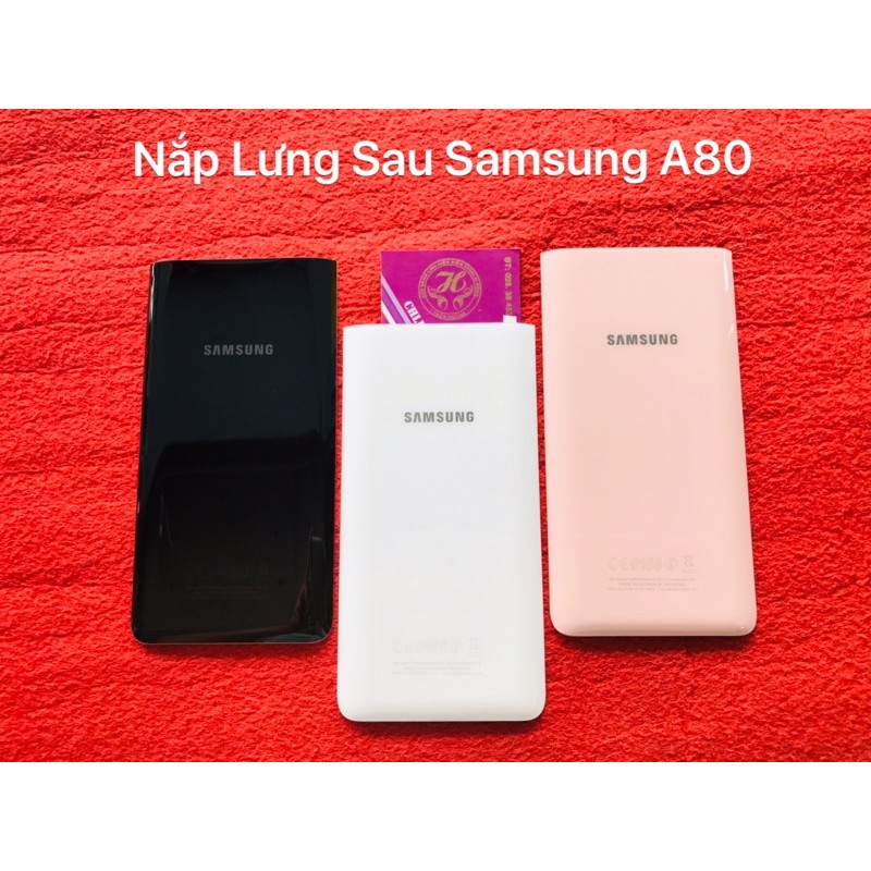 Nắp lưng Samsung A80(mặt sau có sẵn keo dán)