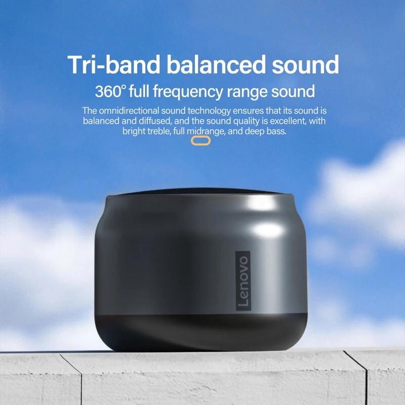 ( hàng có sẵn giá rẻ vô địch) Loa bluetooth 5.0 Lenovo K3 Bass hay âm thanh vòm 3D