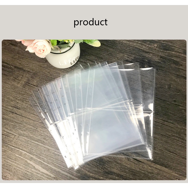 Bìa Album Ảnh Trong Suốt Khổ A5 4 Ngăn Tiện Dụng