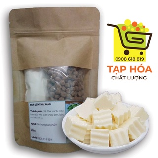 TRÀ SỮA THÁI XANH THẠCH PHOMAI TƯƠI - set lớn nấu 20 ly