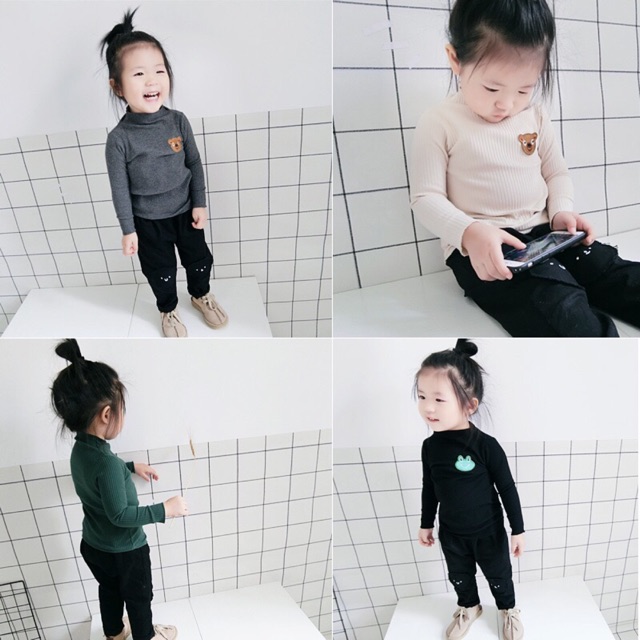 Áo len tăm cao cổ