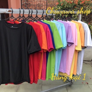 Áo thun trơn nam nữ Hàn Quốc loại 1 đủ màu size XS-S-M-L-XL-3XL - Mua Ngay