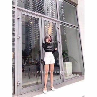 Quần short cạp cao cho bạn gái