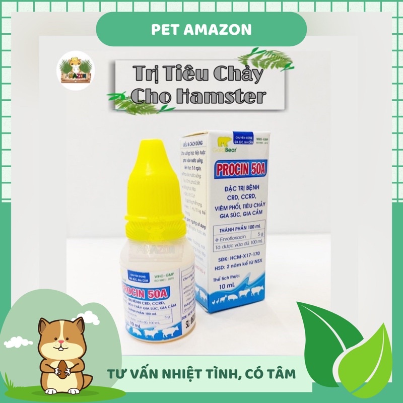 tiêu chảy cho hamster