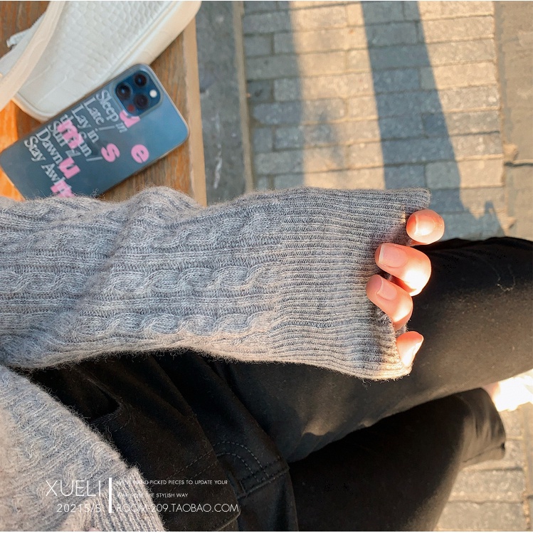 SUXI Áo Khoác Cardigan Bằng Vải Dệt Kim Tay Dài Cổ Chữ V Thiết Kế Thời Trang Mùa Thu Theo Phong Cách Hàn Quốc Dành Cho Nữ