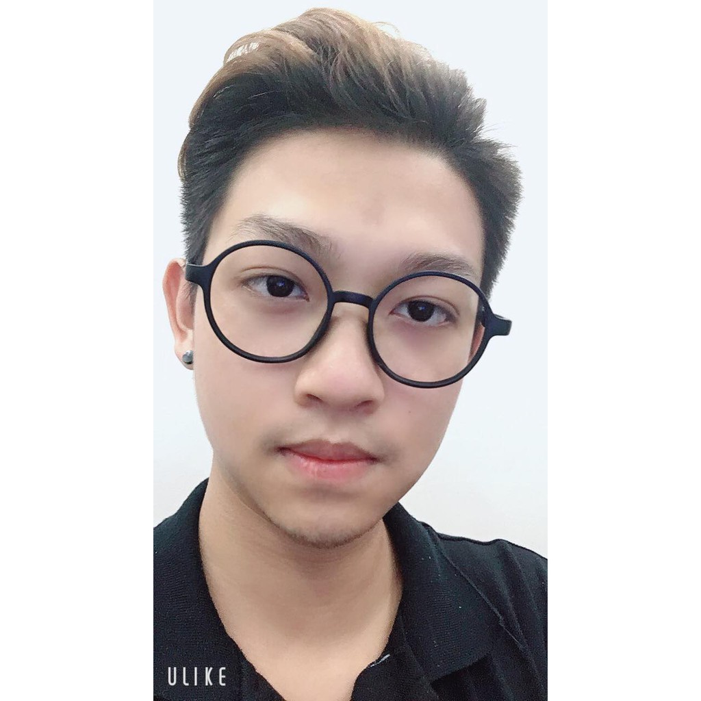 Gọng kính tròn thời trang nam nữ Nobita mắt tròn, unisex, kiểu dáng dễ đeo, chất liệu nhựa nhẹ