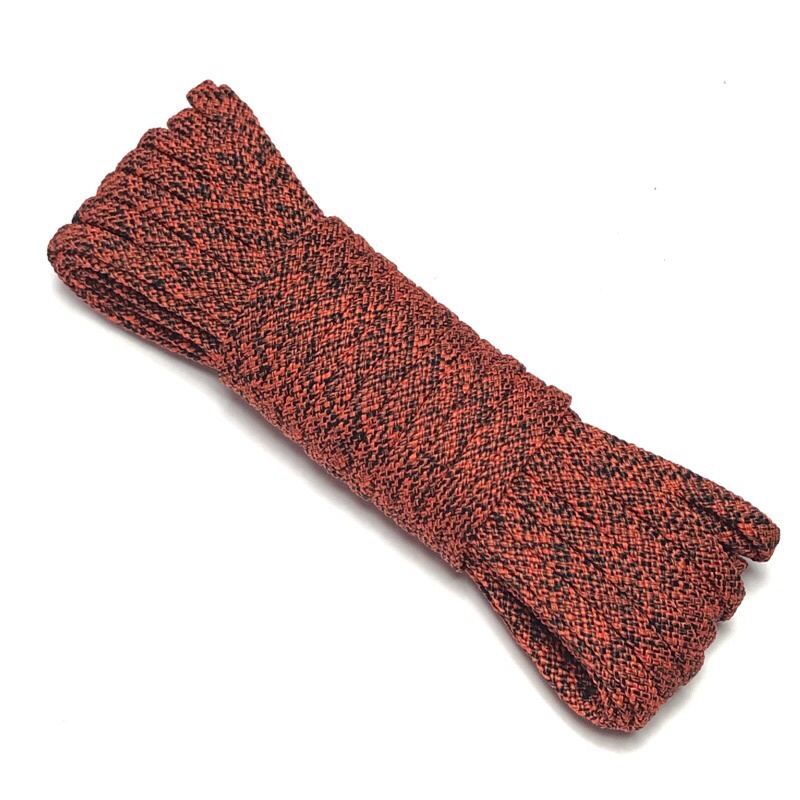 20 mét - Dây Dù dẹp 5mm dày 1.5mm dệt ống oval hoạ tiết thổ cẩm dùng làm macrame , sp handmade , trang trí thời trang