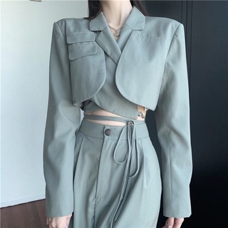 (S163) set vest ulzzang áo cutout phá cách quần s m