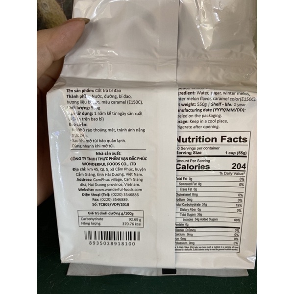 Cốt trà bí đao 550gr