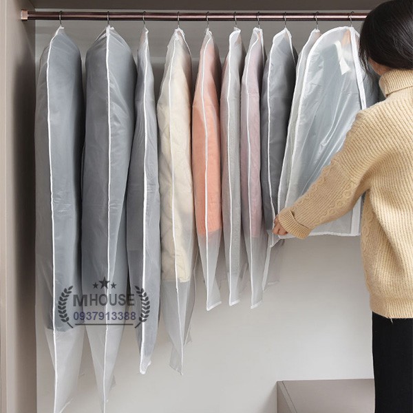 Túi Trùm Quần Áo Chống Bụi,Túi Quần Áo Chống Nước 110x60 cm