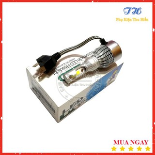 Đèn Pha C6 Motoled 2 Tim Siêu Sáng