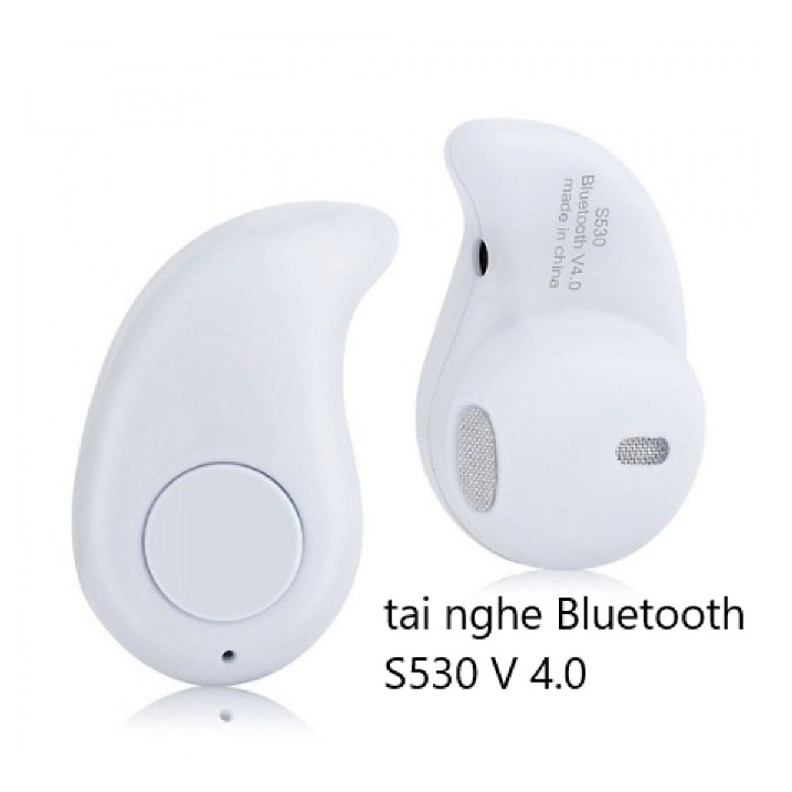 Tai nghe Bluetooth S530 nhét tai V4.1 ear-pod siêu nhỏ có nghe nhạc