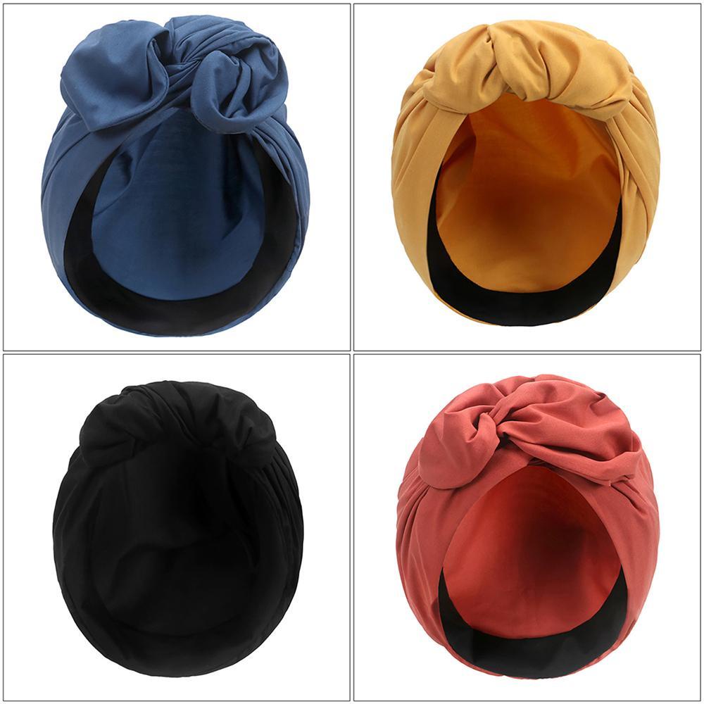 MUVAKO Khăn Trùm Đầu Turban Phong Cách Pháp Cho Nữ