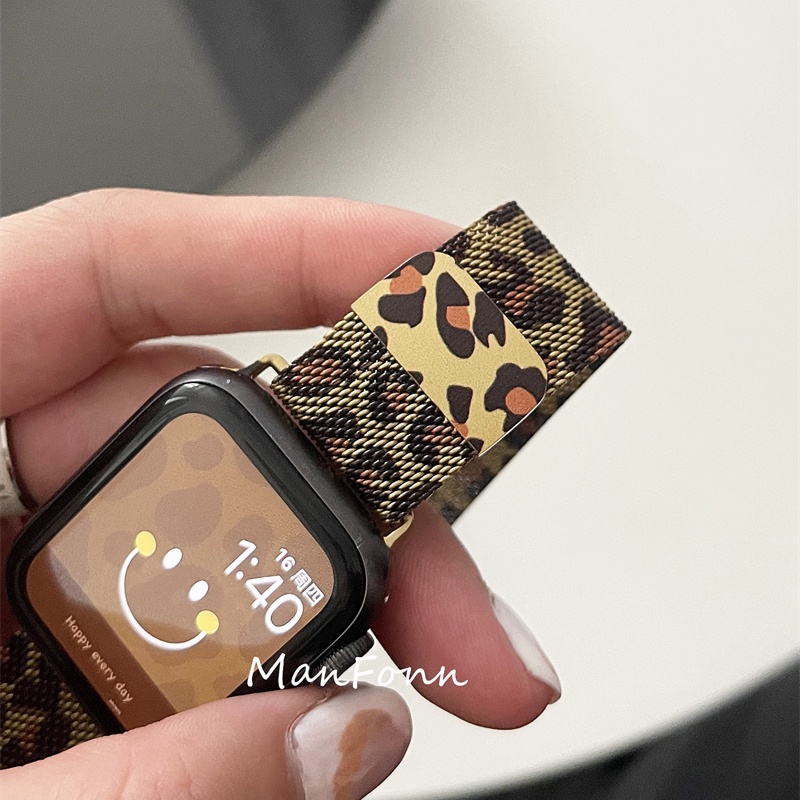 Dây Đeo Nam Châm Cho Đồng Hồ Thông Minh Apple Watch 41mm 45mm 44mm 40mm 42mm 38mm iWatch 7 6 5 4 3 2