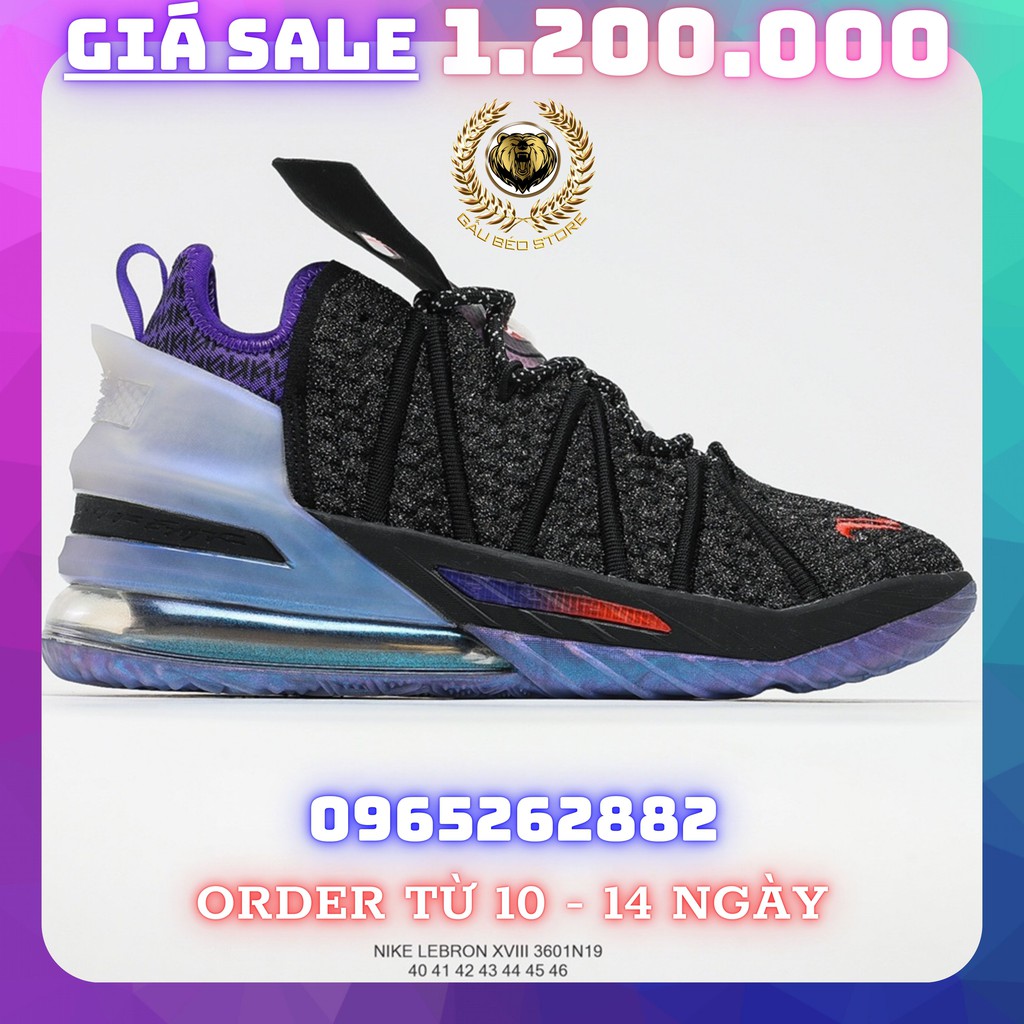 Order 1-2 Tuần + Freeship Giày Outlet Store Sneaker _Nike Lebron XVIII MSP: 3601N191 gaubeaostore.shop