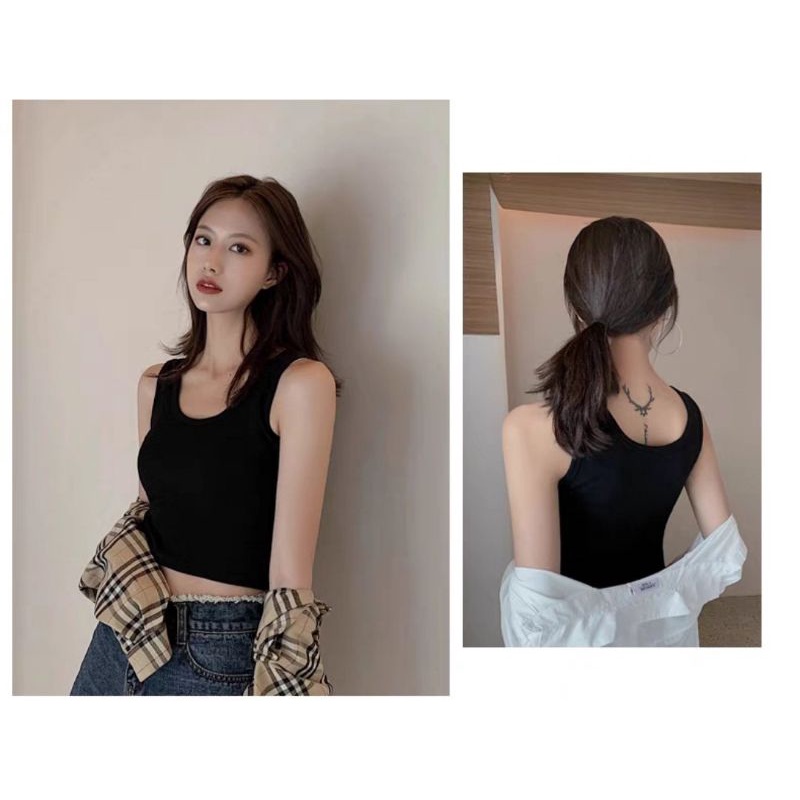 Áo thun ba lỗ croptop thoáng mát freesize