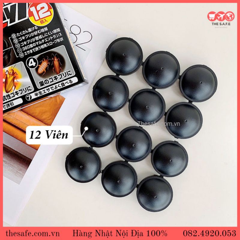 Viên Diệt Gián EARTH - CHEM Nội Địa Nhật | Thuốc Diệt Côn Trùng Nhật Bản 12 Viên