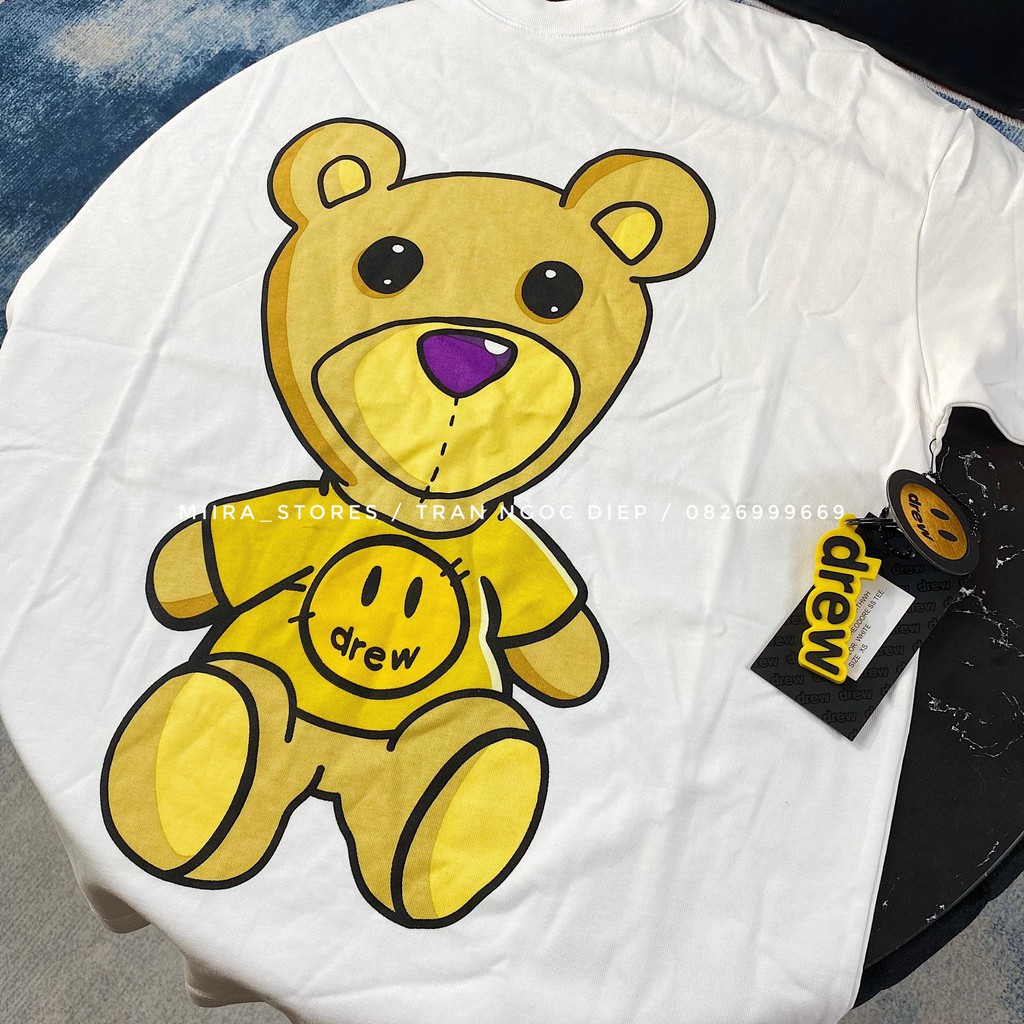 THEODORE SS TEE - Áo thun in hình gấu Teddy Drew - Drew House BEST QUALITY