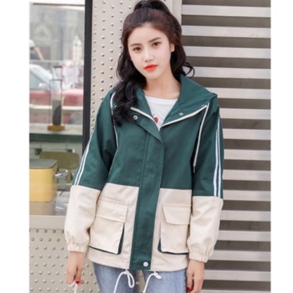 Áo Khoác Gió Nữ Form Rộng Siêu Hot AK49