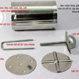KHUÔN GIÒ XÀO INOX TRƠN