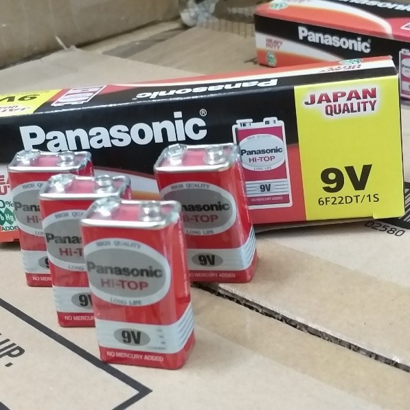 [CHÍNH HÃNG] VỈ 1 VIÊN PIN 9V/  PANASONIC,  Panasonic Hi-Top 6F22DT/1S