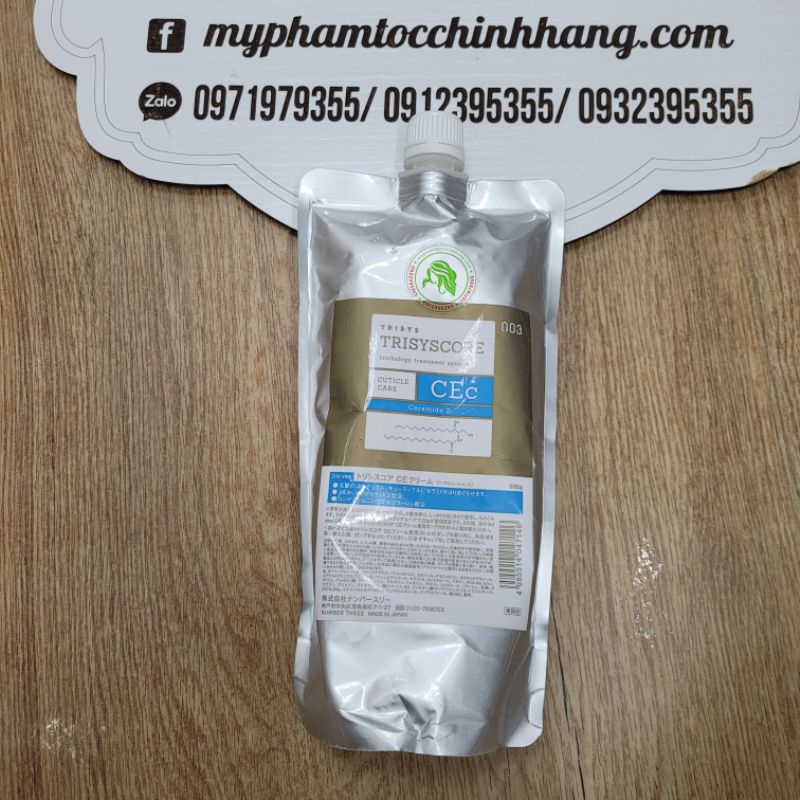 NUMBER THREE 003 XẢ HẤP TRISYSCORE 18H - 18S - CEc 500ML