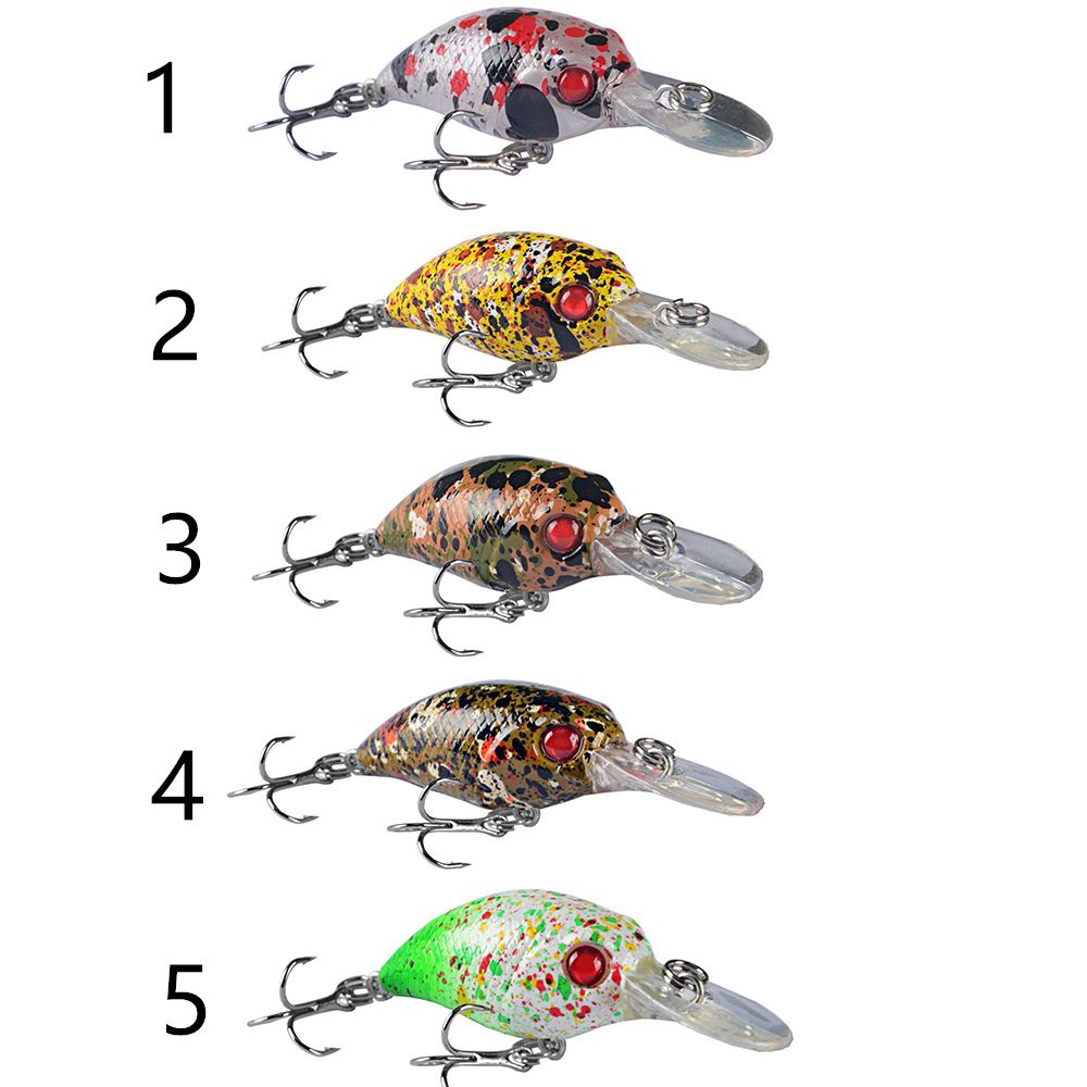 1 Mồi Câu Cá Giả Bằng Nhựa Cứng 4.5cm 3g